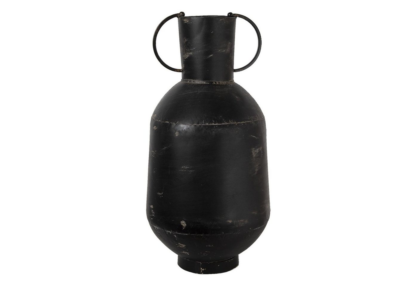 Clayre & Eef Dekovase Clayre & Eef Blumenvase Vase schwarz Metall 26 x 26 x 52 cm 6Y4513 (Sparset, 1er Set) von Clayre & Eef