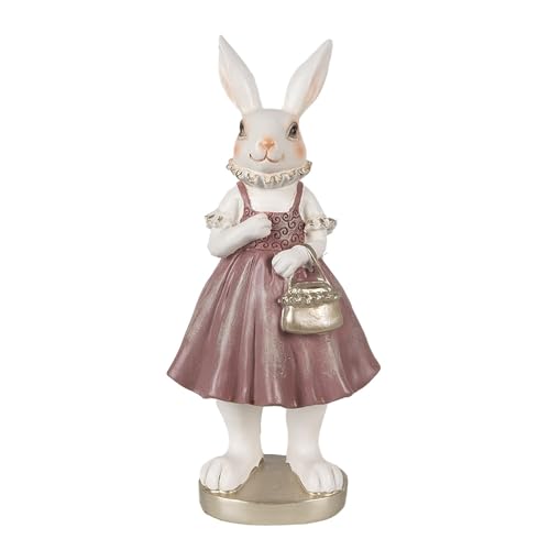 Clayre & Eef Figur Kaninchen 27 cm Weiß Rosa Polyresin Osterdekoration Clayre & Eef Figur Kaninchen 27 cm Weiß Rosa Polyresin Osterdekoration von Clayre & Eef