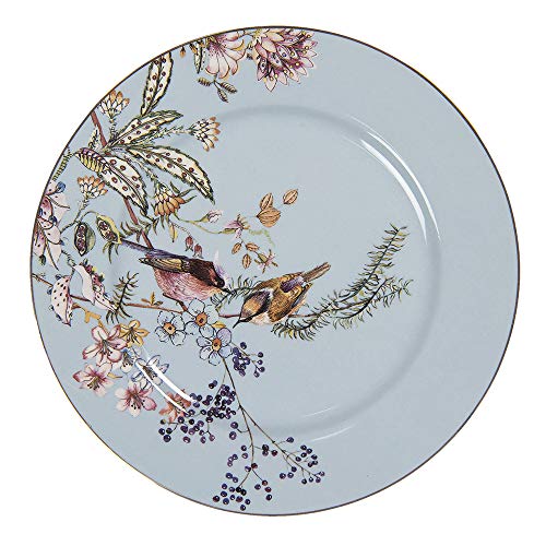 Clayre & Eef Frühstücksteller Ø 20 cm Blau Keramik Rund Blumen Teller Clayre & Eef Frühstücksteller Ø 20 cm Blau Keramik Rund Blumen Teller von Clayre & Eef
