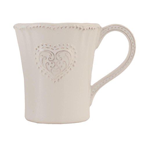 Clayre & Eef HRTMUN Heart Tasse (0,3 l) Ca. 12 x 9 x 10 cm von Clayre & Eef