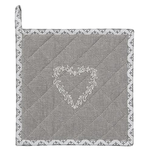 Clayre & Eef LYH45 Topflappen Grau 20x20 cm Clayre & Eef LYH45 Topflappen Grau 20x20 cm von Clayre & Eef