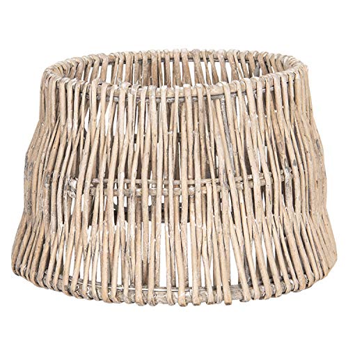 Clayre & Eef Lampenschirm Ø 25 * 16 cm / E27 Natur Rattan 6LAK0474 von Clayre & Eef