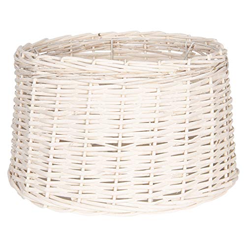 Clayre & Eef Lampenschirm Weiß Rattan 6LAK0476 von Clayre & Eef