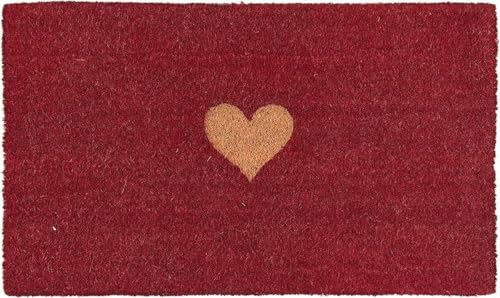 Clayre & Eef MC126 Fußmatte/Türmatte Herz Rot 75 * 45 * 2 cm Clayre & Eef MC126 Fußmatte/Türmatte Herz Rot 75 * 45 * 2 cm von Clayre & Eef