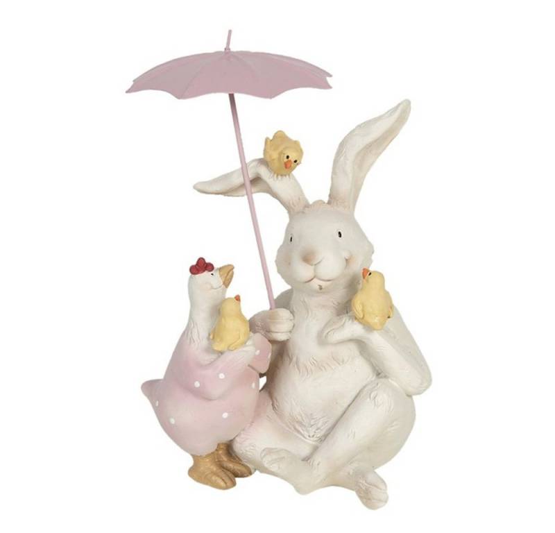 Clayre & Eef Osterfigur Clayre & Eef Osterhase mit Huhn Osterdeko Schirm Tischdeko 12 x H 16cm Clayre & Eef Osterfigur Clayre & Eef Osterhase mit Huhn Osterdeko Schirm Tischdeko 12 x H 16cm von Clayre & Eef