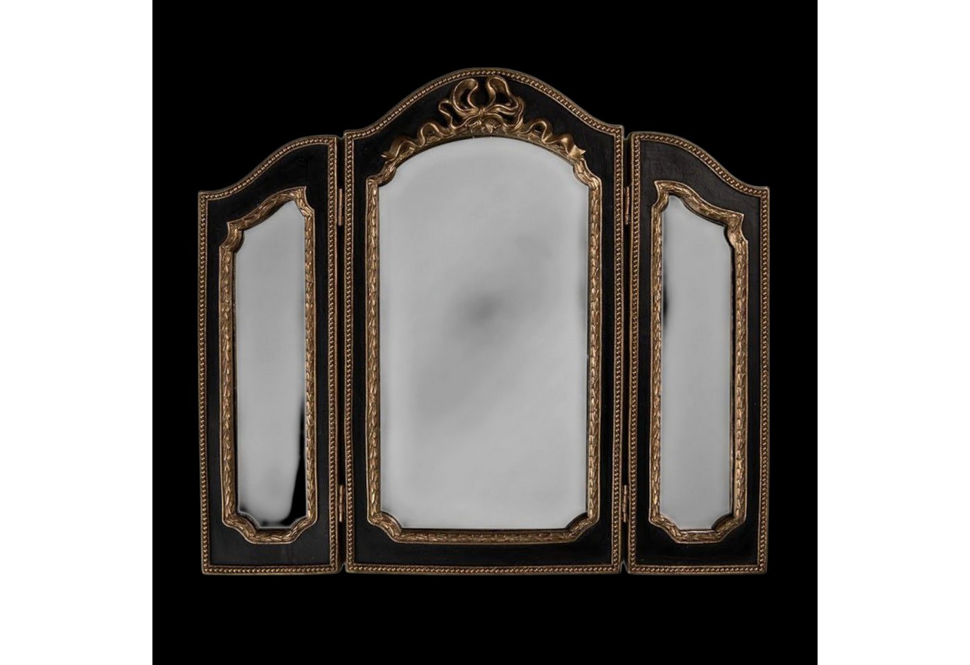 Clayre & Eef Spiegel Nostalgischer Wandspiegel in schwarz-gold victorianisch 38x2x34 cm, Nostalgischer Wandspiegel in schwarz-gold victorianisch 38x2x34 cm Clayre & Eef Spiegel Nostalgischer Wandspiegel in schwarz-gold victorianisch 38x2x34 cm, Nostalgischer Wandspiegel in schwarz-gold victorianisch 38x2x34 cm von Clayre & Eef