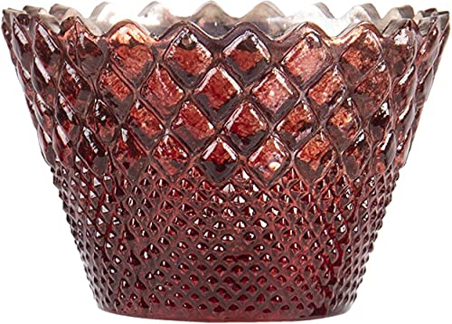 Clayre & Eef Teelichthalter/Kerzenhalter rot Ø 10x7 cm 6GL3216 von Clayre & Eef