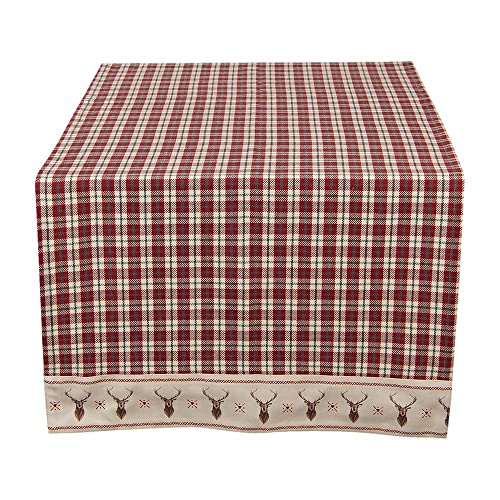 Clayre & Eef Tischläufer 50x140 cm Mehrfarbig COL64 von Clayre & Eef