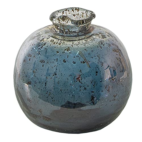 Clayre & Eef Vase Ø 10x10 cm Grau Glas Glasvase von Clayre & Eef