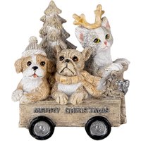 Clayre & Eef | Weihnachtsdekoration Hund und Katze von Clayre & Eef