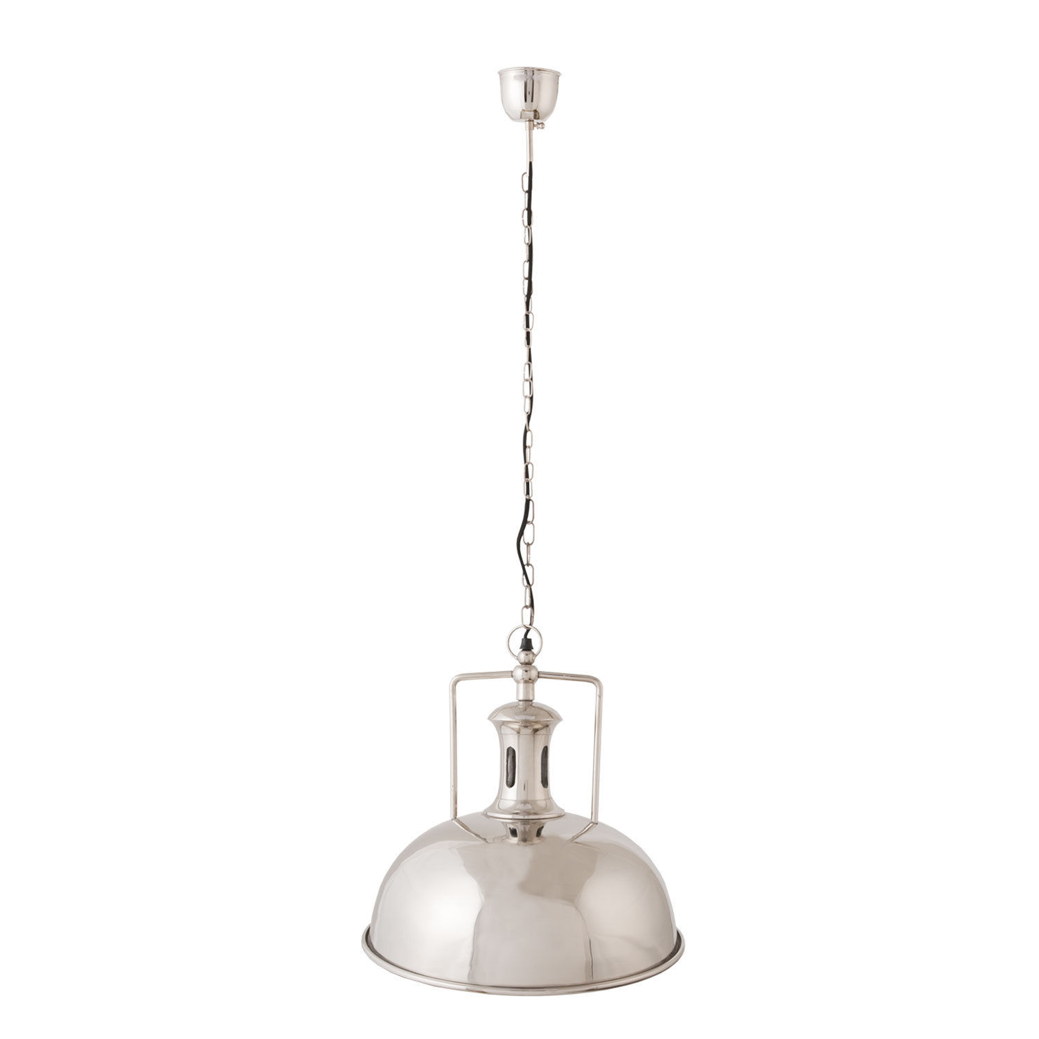 Deckenlampe Clayre & Eef Rund Silber Metall von Clayre & Eef