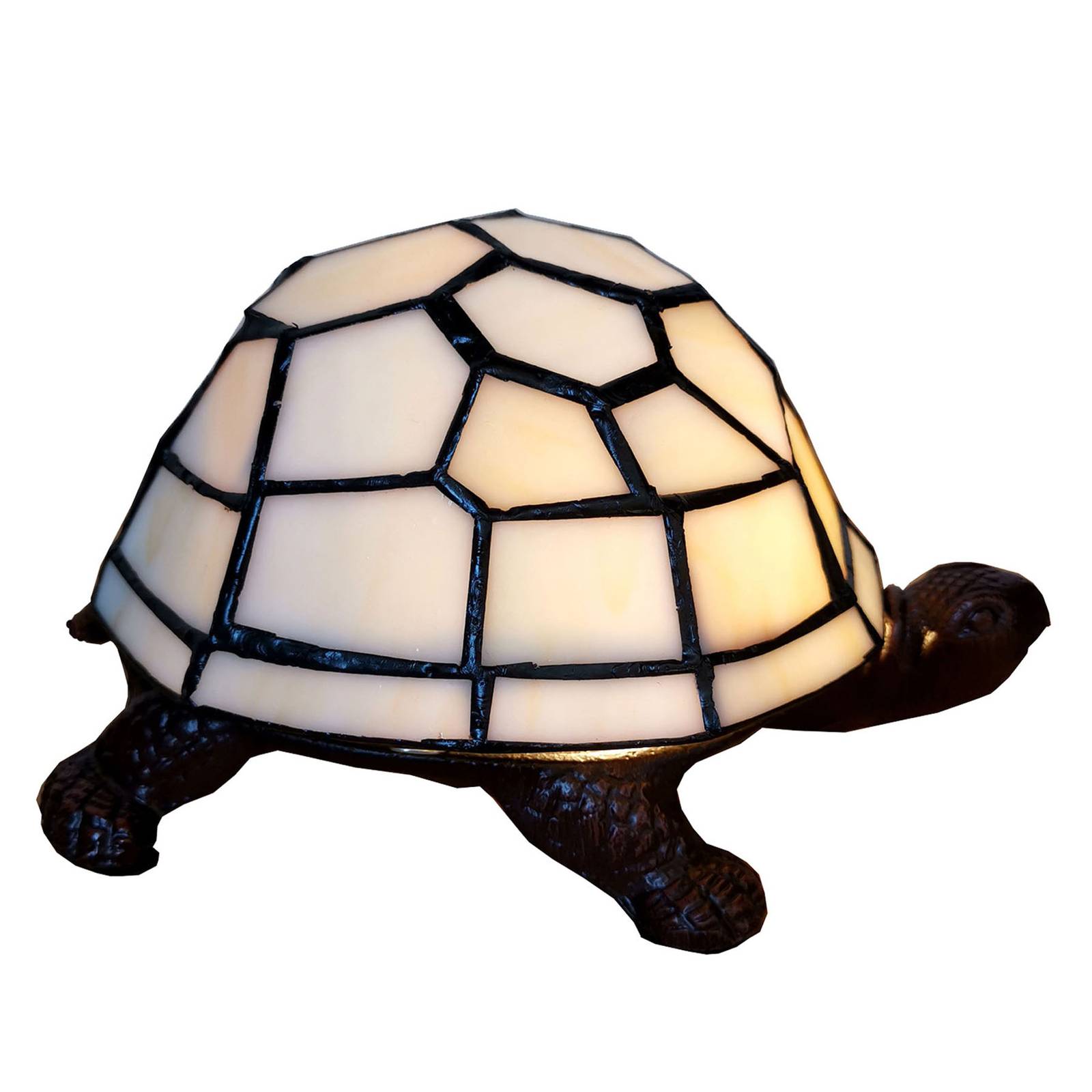 Dekoleuchte 6001, Schildkröte im Tiffany-Design von Clayre & Eef