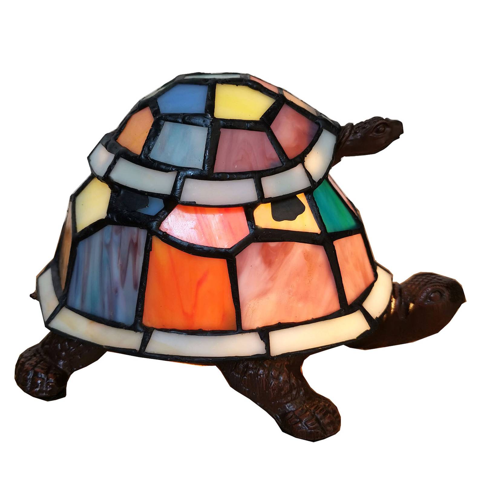 Dekoleuchte 6002, Schildkrötenduo im Tiffany-Look von Clayre & Eef