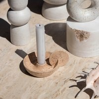 Kerzenständer Beige Gesprenkelt Mit Rundem Ohr Kerzenständer Beige Gesprenkelt Mit Rundem Ohr von ClayshaperThe