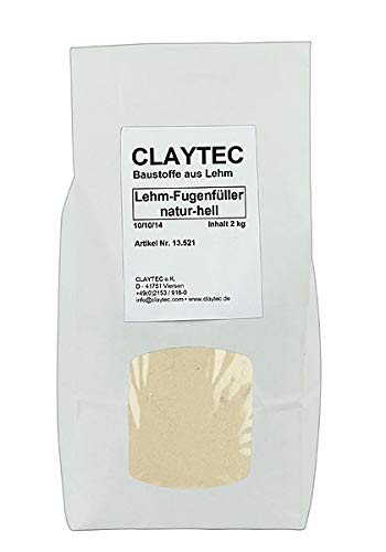 CLAYTEC Lehm- Fugenfüller Natur-hell von Claytec