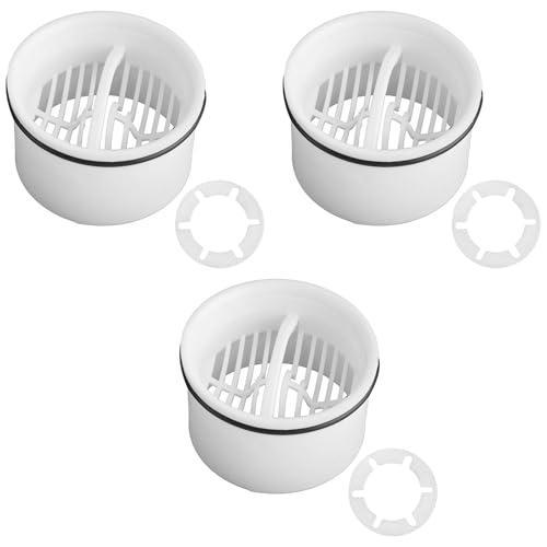 3 Stück Abflusssieb Dusche, Haarsieb Dusche, Duschsieb Abfluss Haare Hair Strainer for Shower Replacement, Shower Drain Siphon Hair Filter Strainer Insert Ideal für Badewanne und Waschbecken 3 Stück Abflusssieb Dusche, Haarsieb Dusche, Duschsieb Abfluss Haare Hair Strainer for Shower Replacement, Shower Drain Siphon Hair Filter Strainer Insert Ideal für Badewanne und Waschbecken von ClcIosis