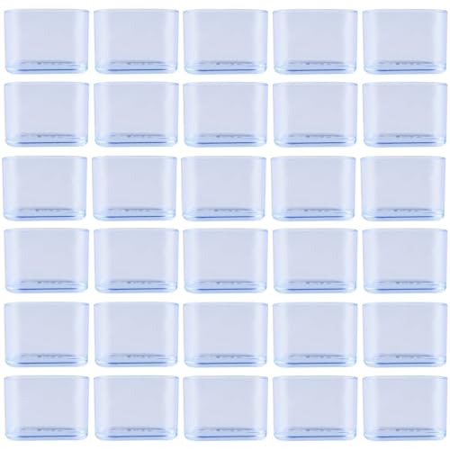 30 Stück Stuhlbeinkappen Set, Stuhlbeinschoner Praktisch und Praktisch, Schutzkappen für Stuhlbeine Transparent, Geeignet für Stuhlbeine Tischbeine Stühle Im Freien von ClcIosis