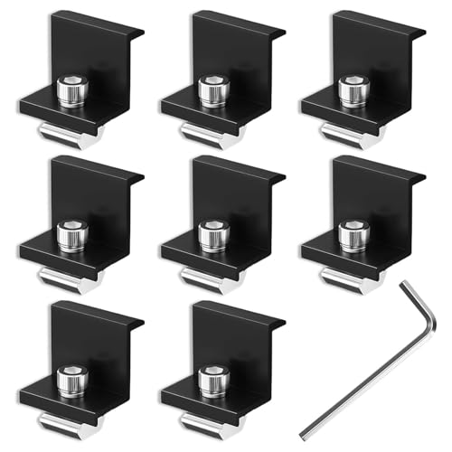 9 Stück Halterung Trapezblech Set, Solarmodul Halterung Einfach Zu Bedienen, Starke Universalität ,Befestigung Solarmodul, PV Modul Halterung mit Schrauben und Unterlegscheiben von ClcIosis