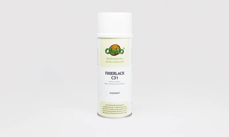 CleHo Schleifpapier Cleho Fixierlack C31 3141004 Ansatzlos Seidm 400 ml von CleHo