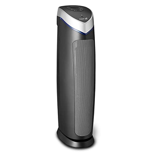 Clean Air Optima Zertifizierte Luftreiniger bis 80 m² / 200 m³, Filtertechnologie 6-fach, Ozonfrei Hepa, Activkohle, UV-Licht, Ti02, Ionisator, schwarz, CA-508 von Clean Air Optima