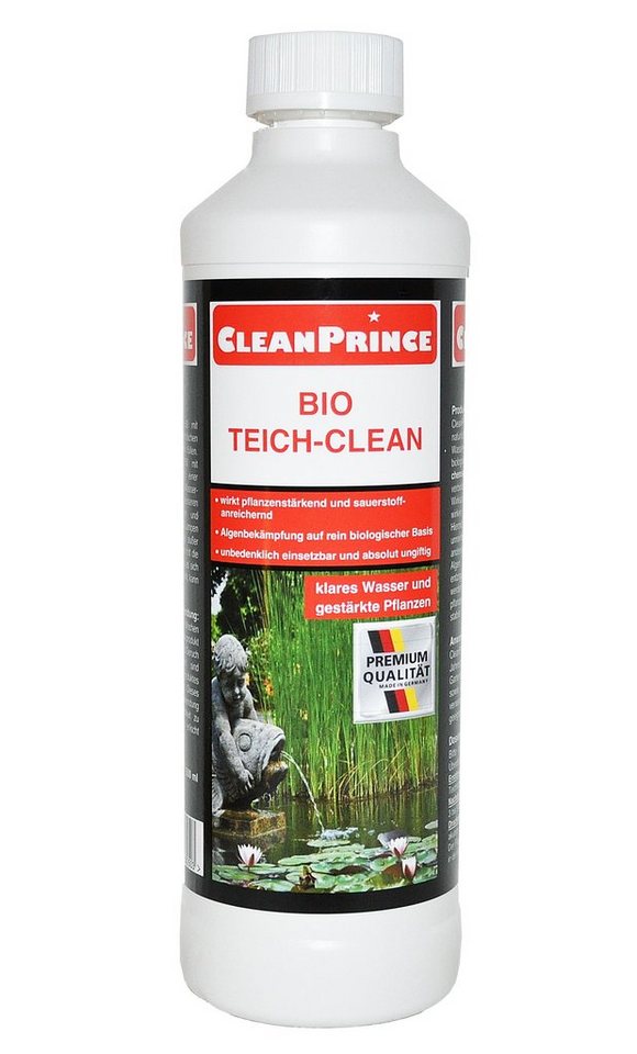 CleanPrince Algenbekämpfung Bio Teichclean, biologischer Teichreiniger, unschädlich für Fische, pflanzenstärkend und sauerstoffanreichernd von CleanPrince