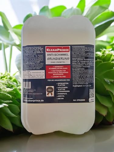 CleanPrince Anti Schimmel Grundierung 10 Liter | Schimmelgrundierung Schimmelschutz Schimmelimprägnierung von CleanPrince