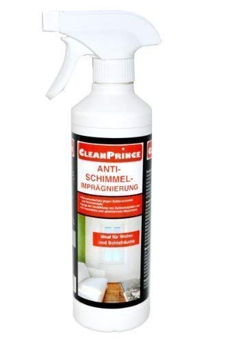 CleanPrince Anti-Schimmel-Imprägnierung 500 ml Geruch Schimmelpilz Pilzbefall Schimmelimprägnierung Schimmelschutz Schimmelvorbeugung Anti Schimmel Imprägnierung von CleanPrince