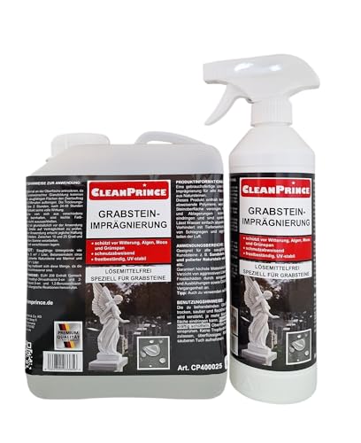 CleanPrince Grabstein Imprägniermittel 2500 ml von CleanPrince