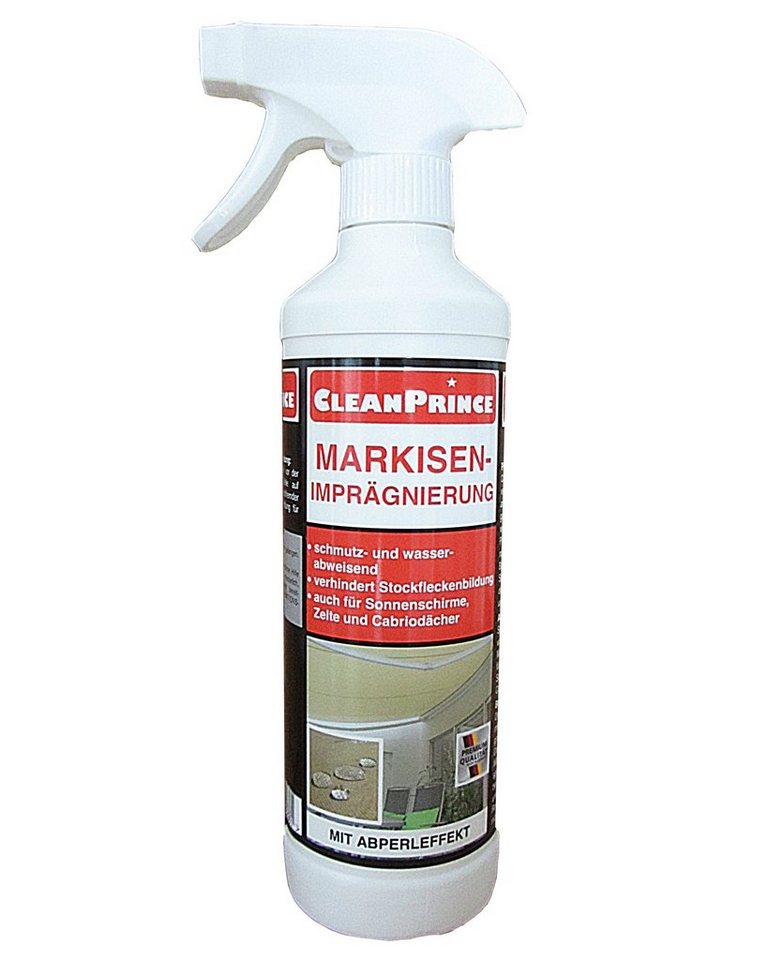 CleanPrince Markise Markisen - Imprägnierung transparent Imprägniermittel Zelte von CleanPrince