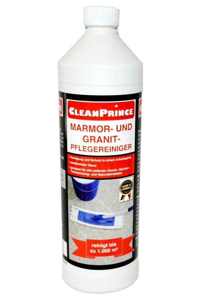 CleanPrince Marmor- und Granit Pflege Reiniger Steinbodenreiniger (ideal für Natursteinböden zur tgl. Reinigung) von CleanPrince