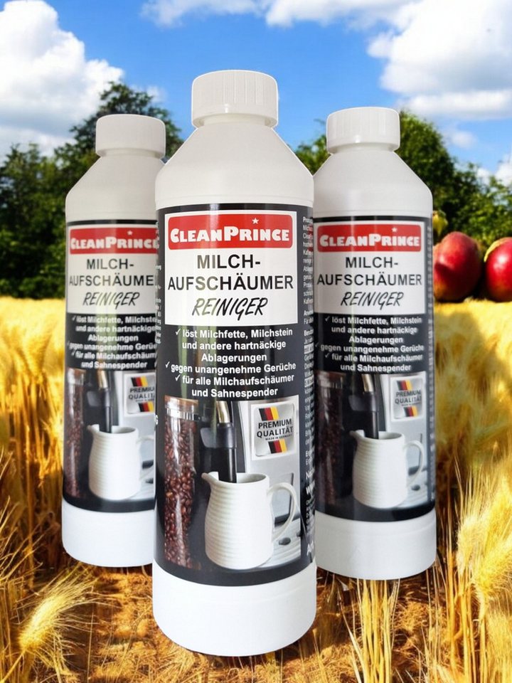 CleanPrince Milchaufschäumer Reiniger Konzentrat Milchschaum Reinigungskonzentrat (Milchaufschäumer-Reiniger) von CleanPrince