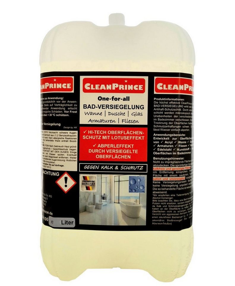 CleanPrince One-for-all Bad-Versiegelung transparent Imprägnierspray, unsichtbarer Antihaft-Schutzschild CleanPrince One-for-all Bad-Versiegelung transparent Imprägnierspray, unsichtbarer Antihaft-Schutzschild von CleanPrince