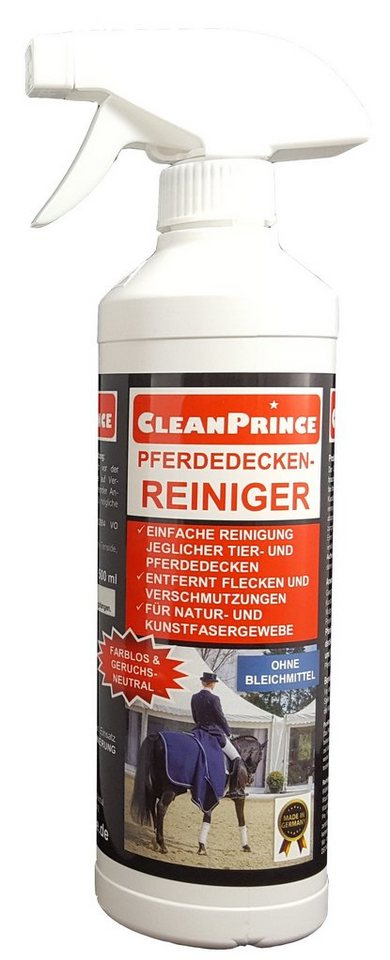 CleanPrince Pferdedecken-Reiniger Reinigungsmittel Tierdecken Pferdedecken Spezialwaschmittel (ohne Bleichmittel, geruchsneutral und unschädlich für die Tiere) von CleanPrince