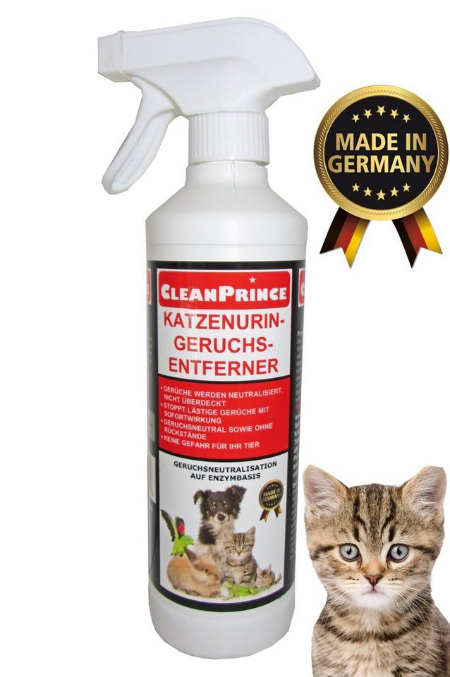 CleanPrince Raumduft Katzenurin-Geruchsentferner auf Enzymbasis von CleanPrince