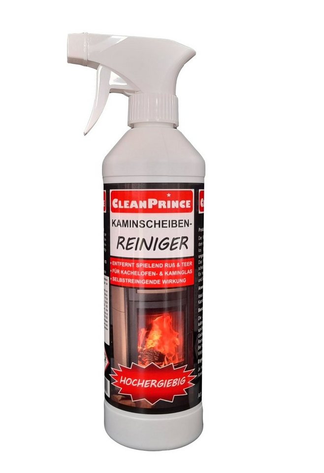 CleanPrince Kaminscheibenreiniger CP200120, Kaminofenreiniger Scheibenreiniger (Ideal für alle Ofen- und Kaminscheibengläser) von CleanPrince