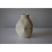 Beige Keramik Vase/steinzeug Dekorative Innen Dekor Moderne Und Einzigartige von CleanandClay