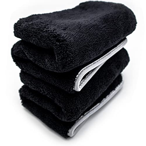 Cleanned Premium [2X STÜCK - 800GSM] Mikrofasertücher Set – Extra flauschig von Cleaneed