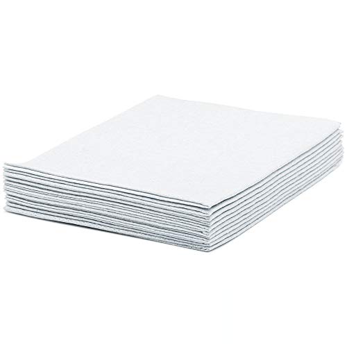 CleaningBox® MicroNet Mikrofaser Wischtücher Putztücher Reinigungstücher Lappen für Reinigung + Hygiene I 10er Packung I weiß 40x30 cm von Cleaning Box