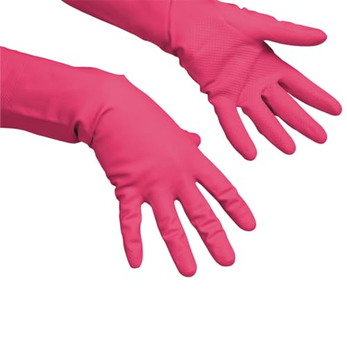 VILEDA MULTIPURPOSE GLOVES SMALL PK10 RD von Vileda