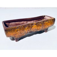 Vintage Vetter Ceramic Brown Tree Log Motif Cactus Planter/1960S/1970S Plant Decor von CleaningOutOurChaos