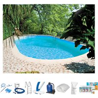 Clear Pool Ovalpool "TAHITI", (Set, 9 tlg.) von Clear Pool