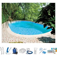 Clear Pool Ovalpool "TAHITI", (Set, 9 tlg.) von Clear Pool