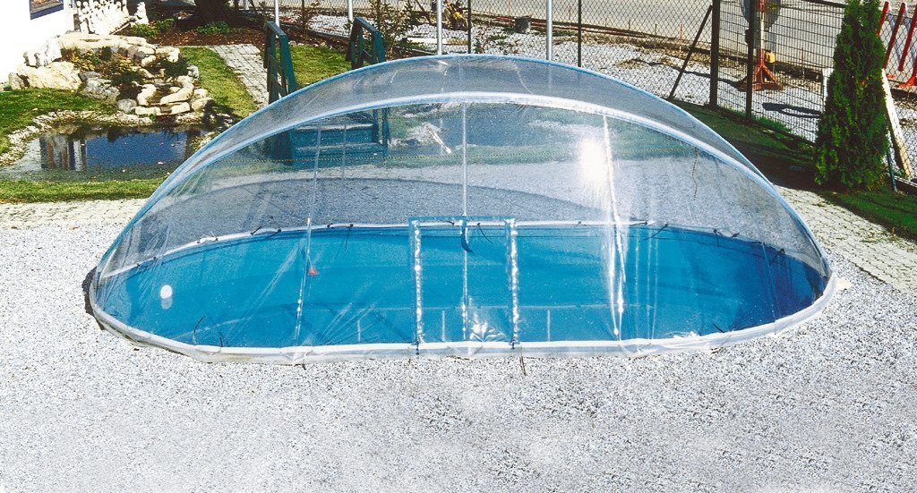 Clear Pool Poolverdeck Cabrio Dome, BxL: 360x623 cm von Clear Pool