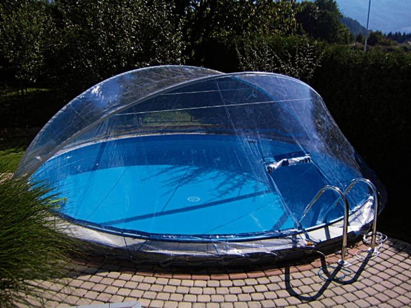 Clear Pool Poolverdeck Cabrio Dome, ØxH: 600x145 cm von Clear Pool