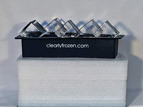 ClearlyFrozen Eiswurfelform, hohe Kapazitat, 25,4 x 5,1 cm, transparent von ClearlyFrozen