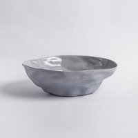 Blau-Grau Keramik Servierschüssel| Salatschüssel| Snack Bowl| Obstschale| Geschirr| Küche Dekor| Housewarminggeschenk| Geschenk Für Frau von Phuogxdecor