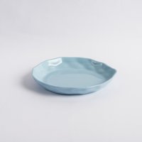 Blaue Keramik Dessert Teller| Seitenplatte| Kleine Platte| Salatplatte| Geschirr| Küche Dekor| Housewarminggeschenk| Geschenk Für Frau von Cleimade