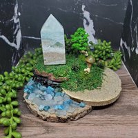 Calamine Crystal Ocean Display von ClementineCrystalsUS