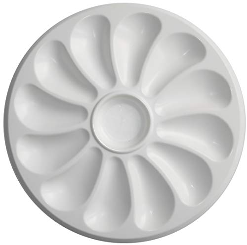 Austernteller, Kunststoff, für 12 Austern, Durchmesser 31 cm, 2 Stück Austernteller, Kunststoff, für 12 Austern, Durchmesser 31 cm, 2 Stück von Cleminson Homewares