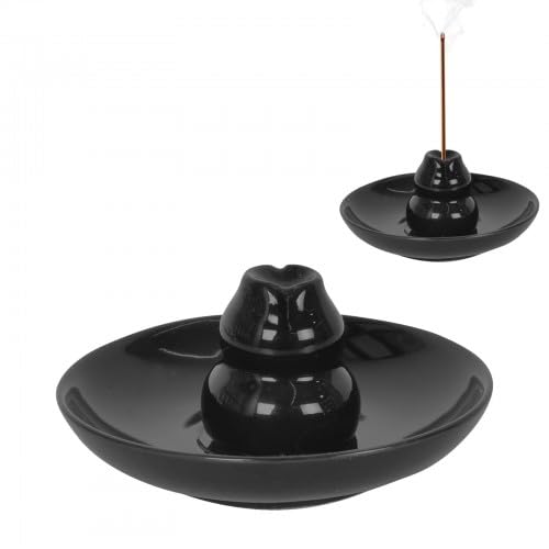 Räucherstäbchen Halter, Incense Holder Duftstäbchen Raucherstäbchenhalter, Räuchergefäß, Weihrauchhalter Brenner, Räucherstäbchen Halter Keramik, für Heimdekoration, Meditation, Yoga von Cleminsta